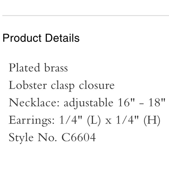 COACH Necklace And Earring Set - Picture 16 of 16